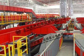 荻捷工业（无声机电）快递行业分拣设备应用概况