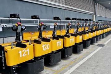 柳工叉车助力德邦快递备战“双十一”